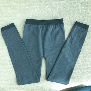 Gray Sparkle striped leggings - Sz Small